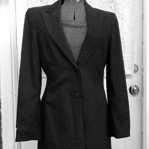REDUCED! TAHARI Black Tailored Long Blazer Jacket